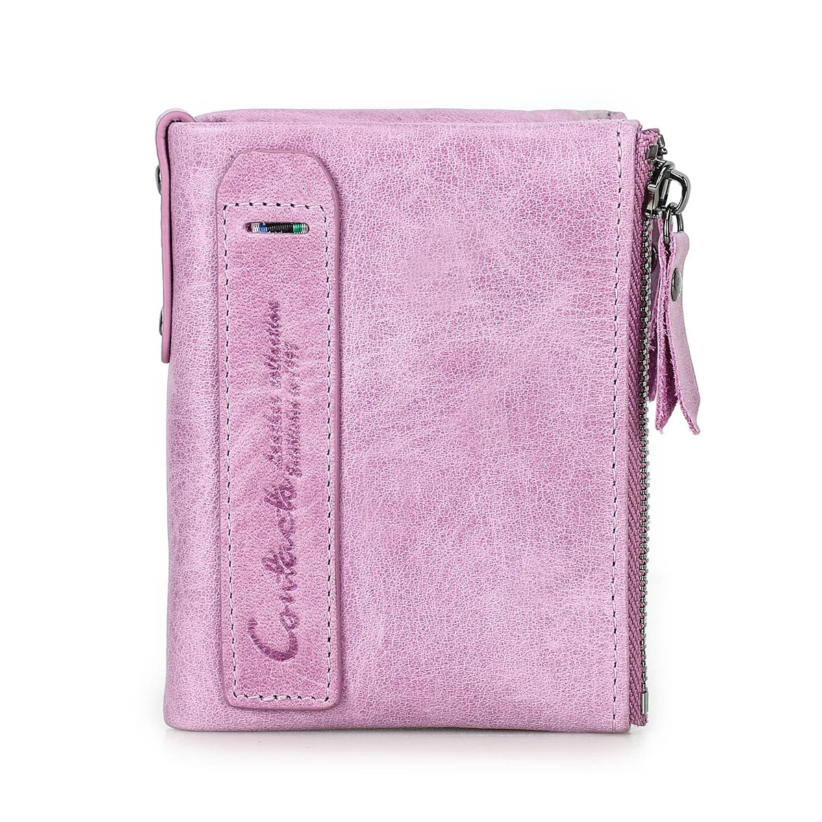 Portfel CONTACT'S. Prawdziwa skóra, z miejscem na karty.