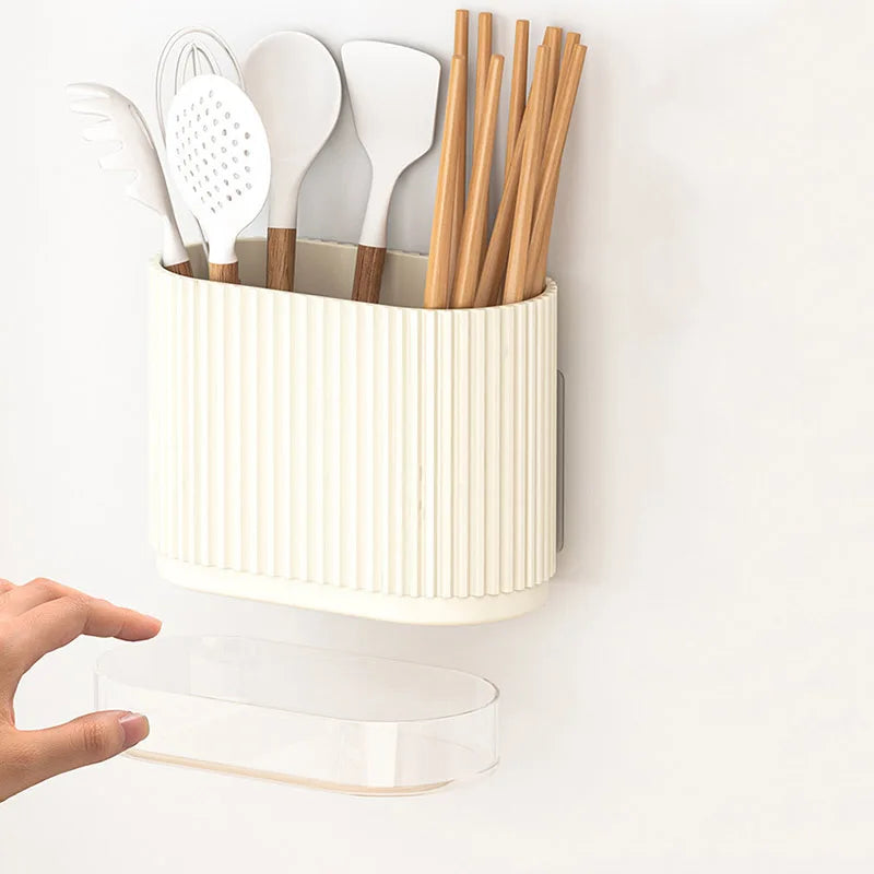 Domowy pojemnik na pałeczki kuchenny, pojemnik na łyżki, ociekacz.