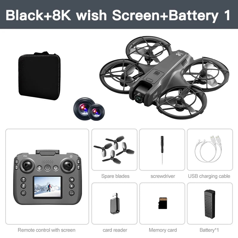 Xiaomi Mjia MINI V666 Drone 4K Profesjonalny WIFI 5G Dron z funkcją omijania przeszkód Bezszczotkowy Tryb bezgłowicowy RC Quadcopter Zabawki