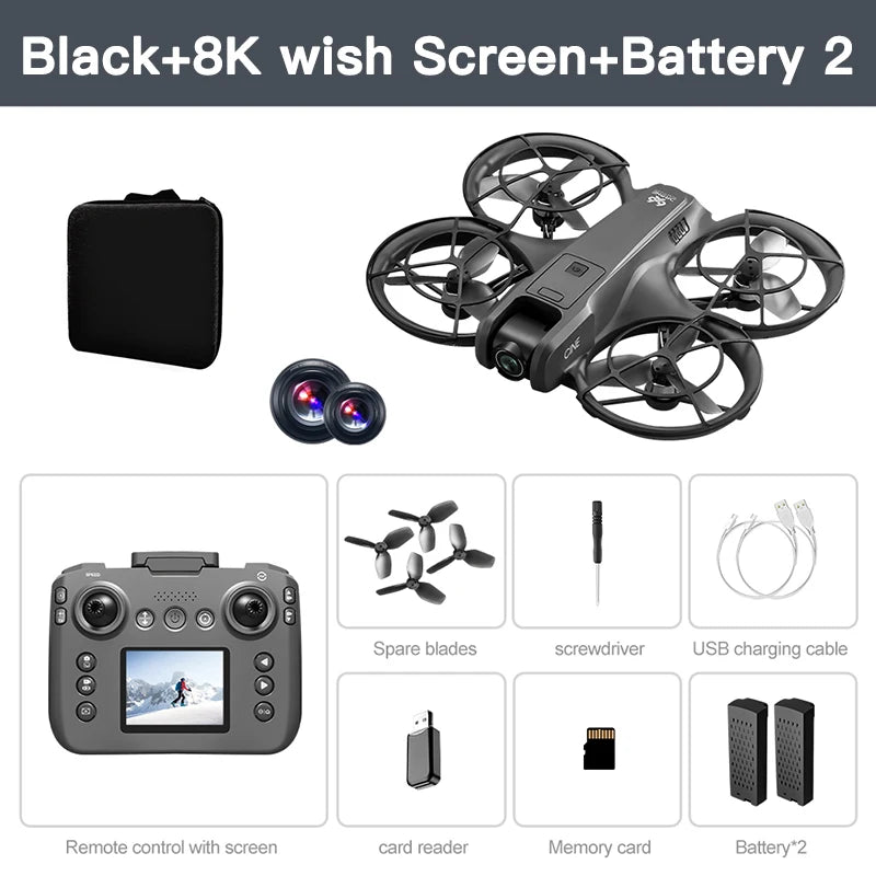 Xiaomi Mjia MINI V666 Drone 4K Profesjonalny WIFI 5G Dron z funkcją omijania przeszkód Bezszczotkowy Tryb bezgłowicowy RC Quadcopter Zabawki