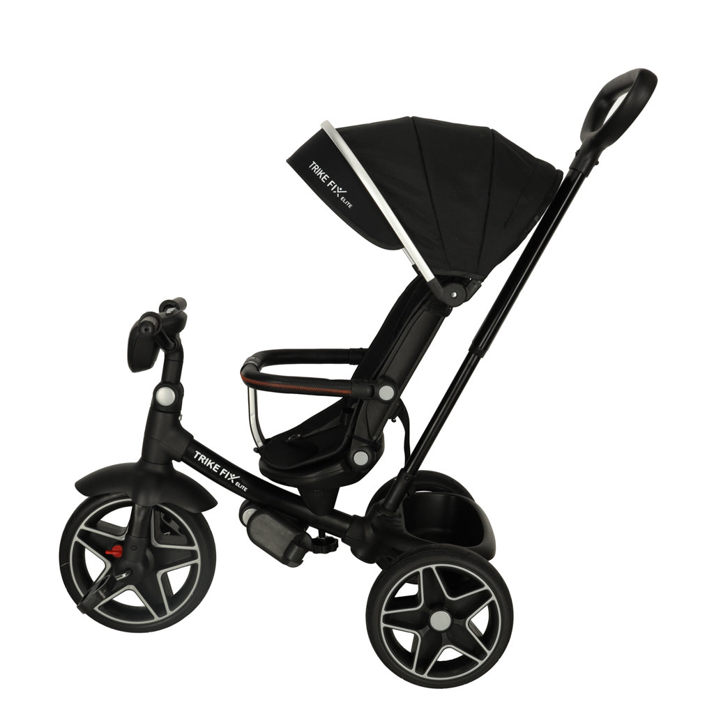 Rowerek trójkołowy TRIKE FIX Elite 2w1 rower spacerówka 6w1 czarny
