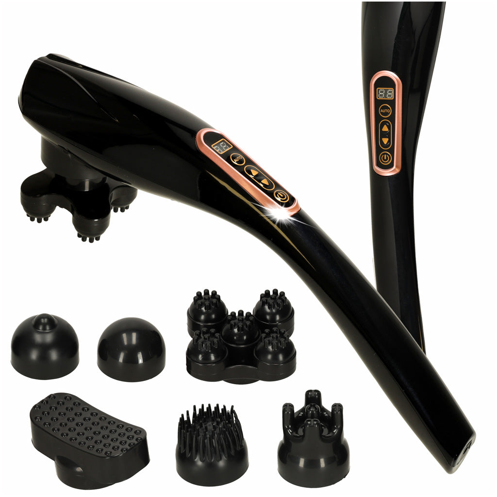 Masażer do pleców wibracyjny masaż ciała karku 6 głowic zestaw bezprzewodowy 6w1