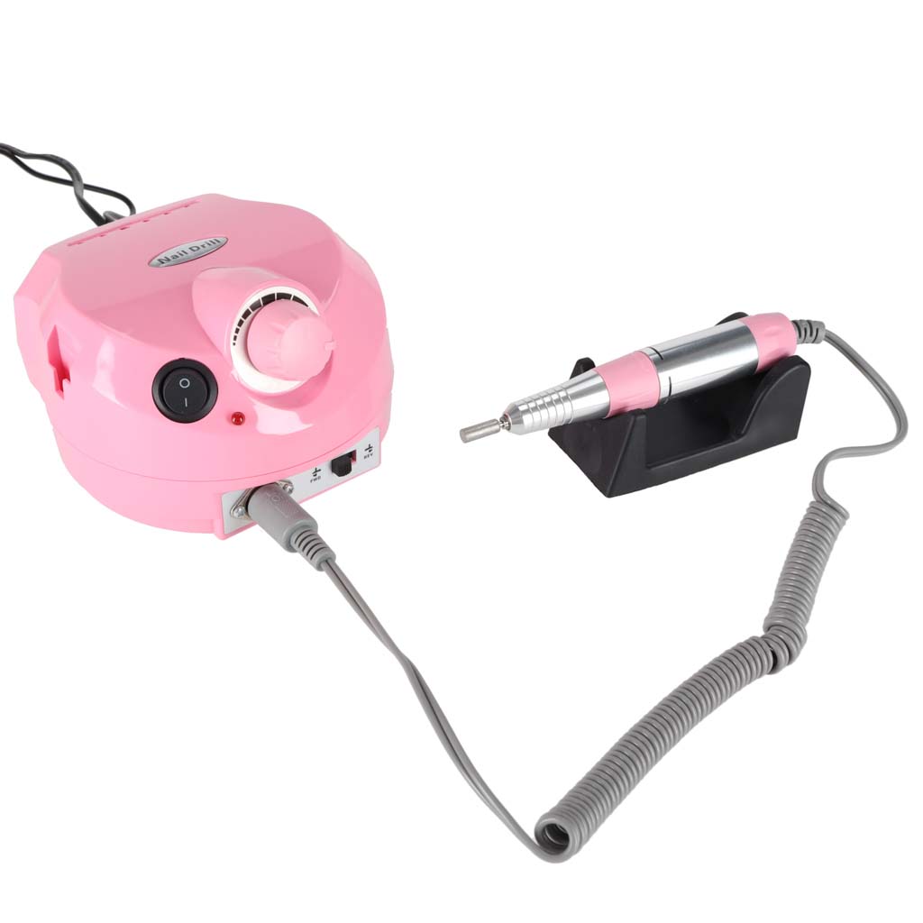 Frezarka do paznokci elektryczna 65W manicure pedicure 6 końcówek frezy