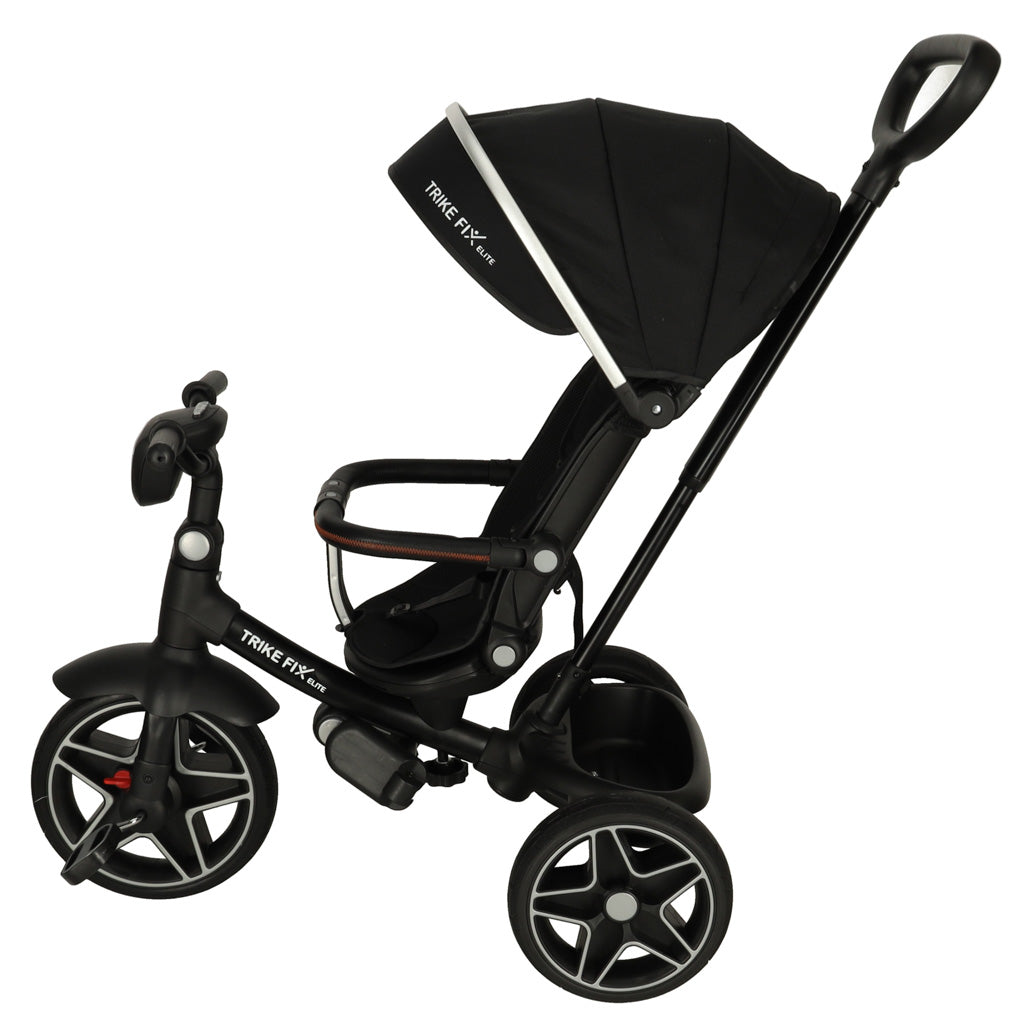 Rowerek trójkołowy TRIKE FIX Elite 2w1 rower spacerówka 6w1 czarny
