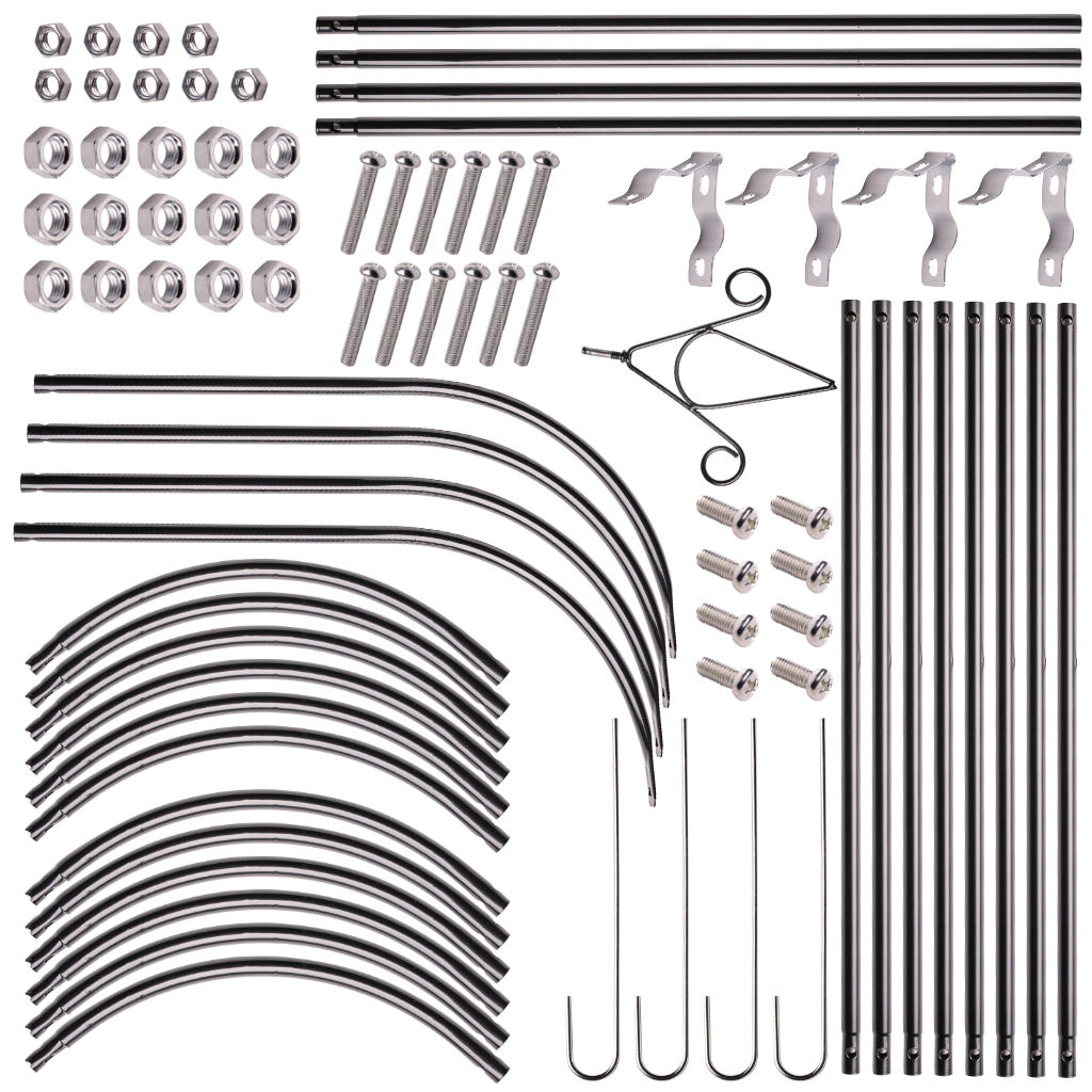 Pergola ogrodowa LUARO kolumnowa słup kolumna dzwon stojak na róże kwiaty pnące metalowa 195 cm