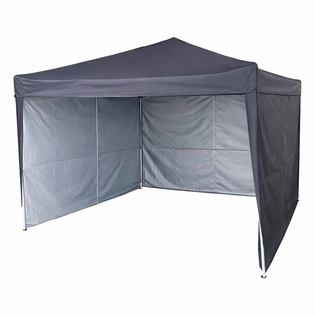 Pawilon ogrodowy LUARO namiot imprezowy handlowy altana 295x305 cm czarny